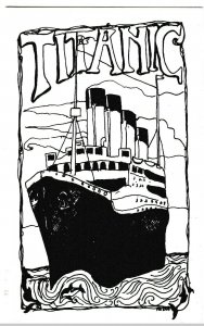 Shipping; White Star RMS Titanic, Artist Nikki Goff PPC, Unposted