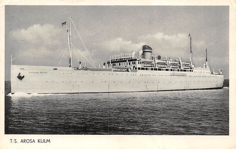 TS Arosa Kulm Arosa Line Ship 1954 