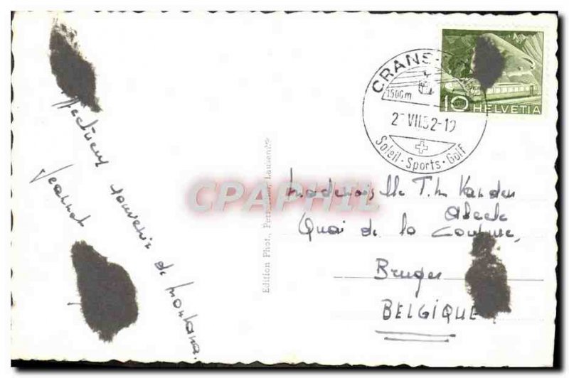 Postcard Modern s Sierre Crans Weisshorn