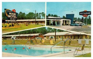 Postcard MOTEL SCENE Claxton Georgia GA AP9671