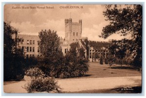 Charleston Illinois Postcard Eastern Illinois State Normal School c1912 Vintage