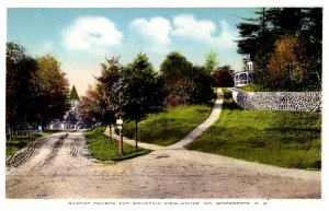 New Hampshire N. Woodstock .Baptist Church and Mountain View House