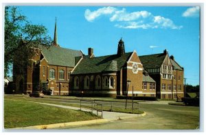 c1960 First Lutheran Church Chapel Exterior View Albert Lea Minnesota Postcard