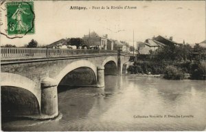 CPA ATTIGNY - Pont de la Riviere d'Aisne (134951)