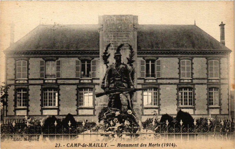 CPA Mailly le Camp- Monument des Morts FRANCE (1007513)