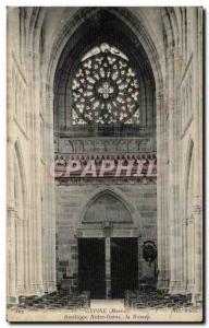 Old Postcard Lepine Notre Dame Rose Window