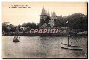 Old Postcard Pornic (Loire-Inf) Le Chateau is the Port of Entry