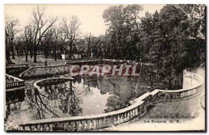 Nimes Postcard Old Garden Fountain