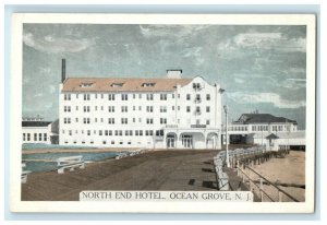 c1930's The North End Hotel Ocean Grove New Jersey NJ Unposted Vintage Postcard 