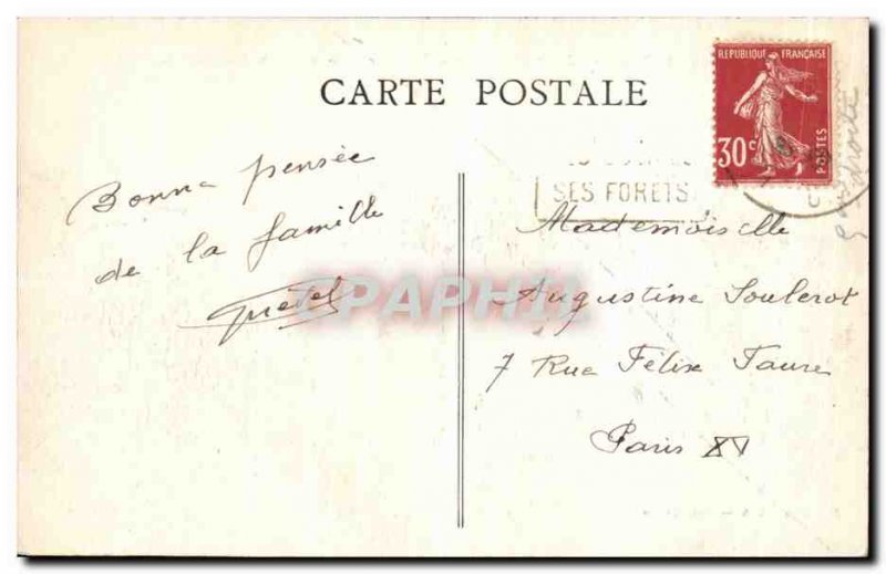 Old Postcard La Chapelle Motligeon Expiatoire Basilica Work Management and Pr...