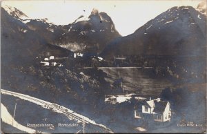 Norway Romsdalshorn Romsdalen Vintage RPPC C123
