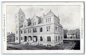 c1905 E. A. Stratton Government Building Manchester New Hampshire NH Postcard 