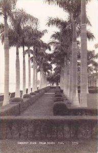 Florida Palm Beach Embassy Club Real Photo RPPC