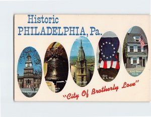 Postcard City Of Brotherly Love, Historic Philadelphia, Pennsylvania