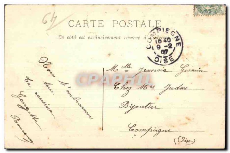 Old Postcard Salies de Bearn Hotel de Paris