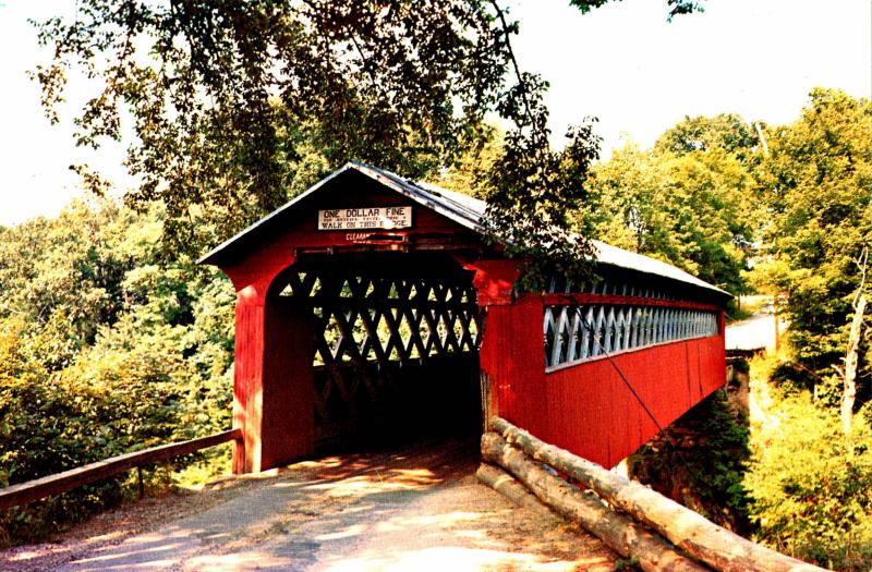 VT - East Arlington. Chiselville Covered Bridge  (6 X 9)