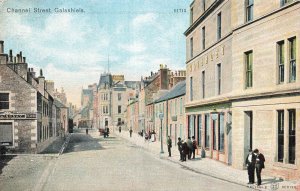 GALASHIELS SELKIRKSHIRE SCOTLAND~CHANNEL STREET~1910s RELIABLE SERIES POSTCARD