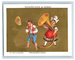 1880s Sharpless & Sons Dry Goods Comical Tiny Children Lot Of 7 P212