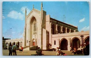 1958 Boston Massachusetts Postcard University Famed Institution Learning Alumni
