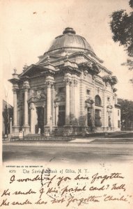 Vintage Postcard 1905 View of The Savings Bank of Utika New York N.Y.