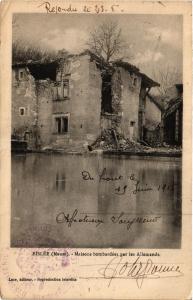 CPA Bislée - Maisons bombardées par les Allemands (391648)