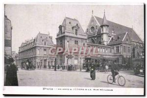 Paris Arts et Metiers and La Rue Reaumur -Carte Old Post