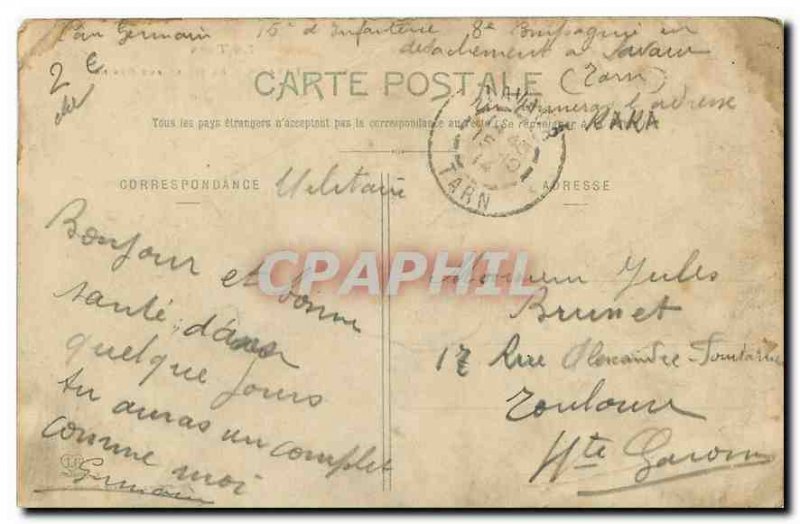 Old Postcard Lavaur La Halle aux Grains