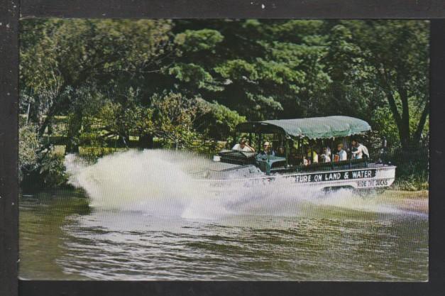 Spectacular Re-entry,Duck,Wisconsin Dells,WI Postcard 