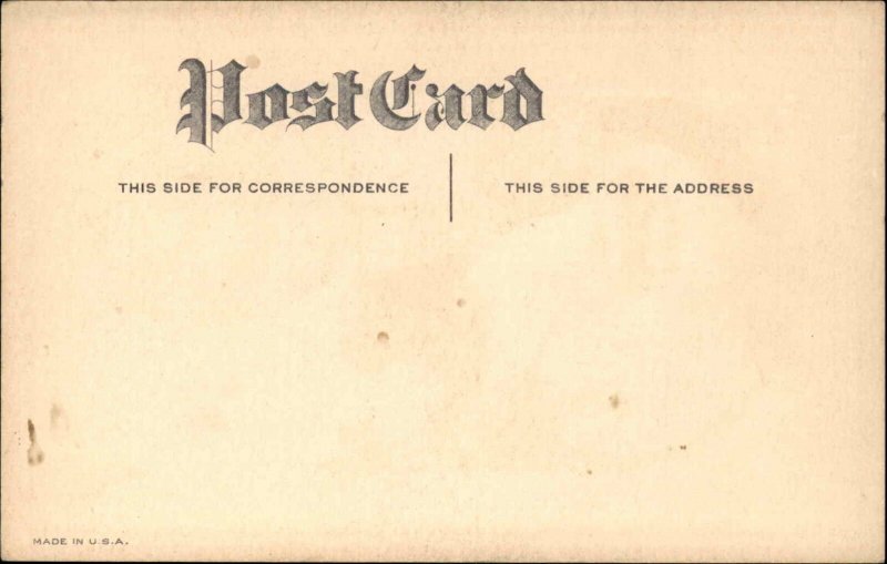 CHRISTMAS Santa Claus and Verse c1910 Postcard