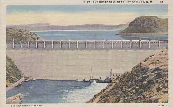 New Mexico Hot Springs Elephant Butte Dam