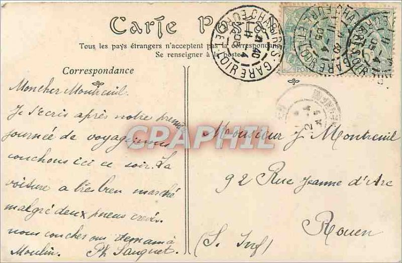 Old Postcard Chartres Le Pont Neuf