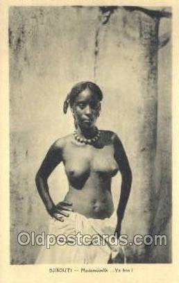 Djibouti African Nude Unused 