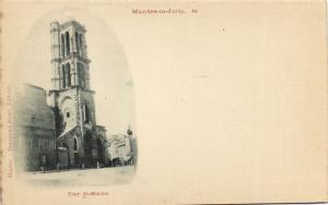 CPA MANTES-la-JOLIE-Tour St-Maclou (260627)