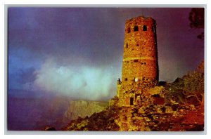 Vintage Postcard AZ The Watchtower Grand Canyon Nat'l Park Arizona Fred Harvey
