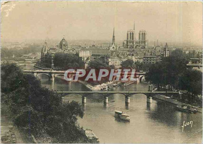 Modern Postcard Paris La Cite Notre Dame