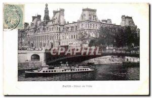 Paris - 4 - City hotel - Old Postcard