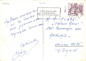 Modern Postcard St. Moritz