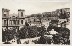 France Postcard - Belfort - L'Eglise St Christophe et le Chateau   2912