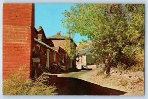 1960 Helena Montana MT Postcard Reeder Alley Historic Oldest Streets Buildings