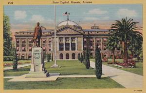 Arizona Phoenix State Capitol Building Curteich