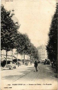 CPA PARIS 17e - Avenue de Clichy (74653)