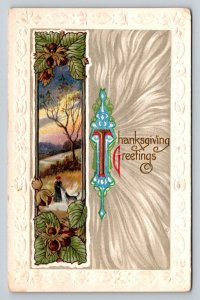 Thanksgiving Greetings   Postcard