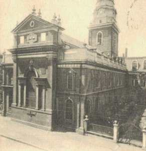 USA Philadelphia Christ Church Pennsylvania Vintage Postcard 07.68