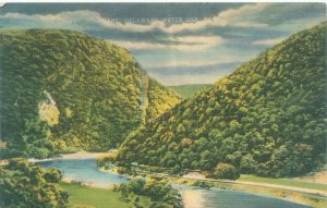 Delaware Water Gap 1944 Linen Postcard Used