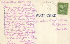 SPENCER, WV West Virginia   SPENCER HIGH SCHOOL  Roane County  1951 Postcard