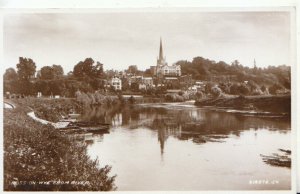 Herefordshire Postcard - Ross-on-Wye from River - Real Photograph - TZ11763