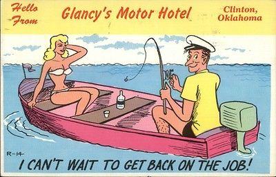 Fishing w/ Sexy Bathing Beauty - Clinton OK Glancy's Mote...