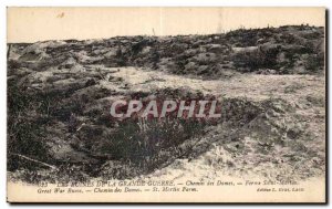 Old Postcard Militaria Ruins of the Great War Chemin des Dames Ferme Saint Ma...