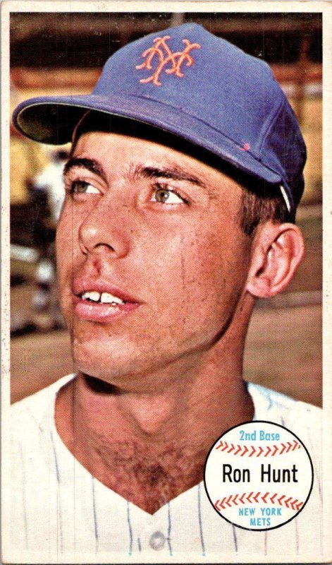 1964 Topps Baseball Card Milt Hunt New York Mets sk0565a