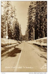 RP, Snow Lined Roads In Washington, PU-1948